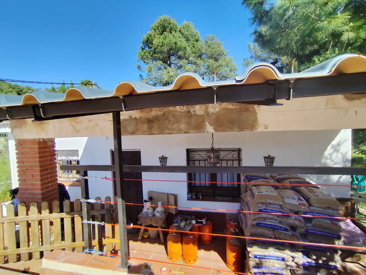 Vista exterior de Finca rústica en venta en Pontils con Terraza, Piscina y Amueblado
