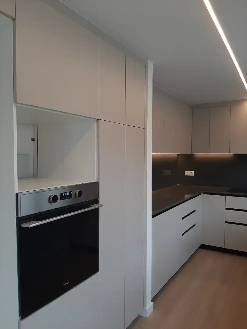 Kitchen of Flat for rent in Mataró  with Air Conditioner, Heating and Terrace