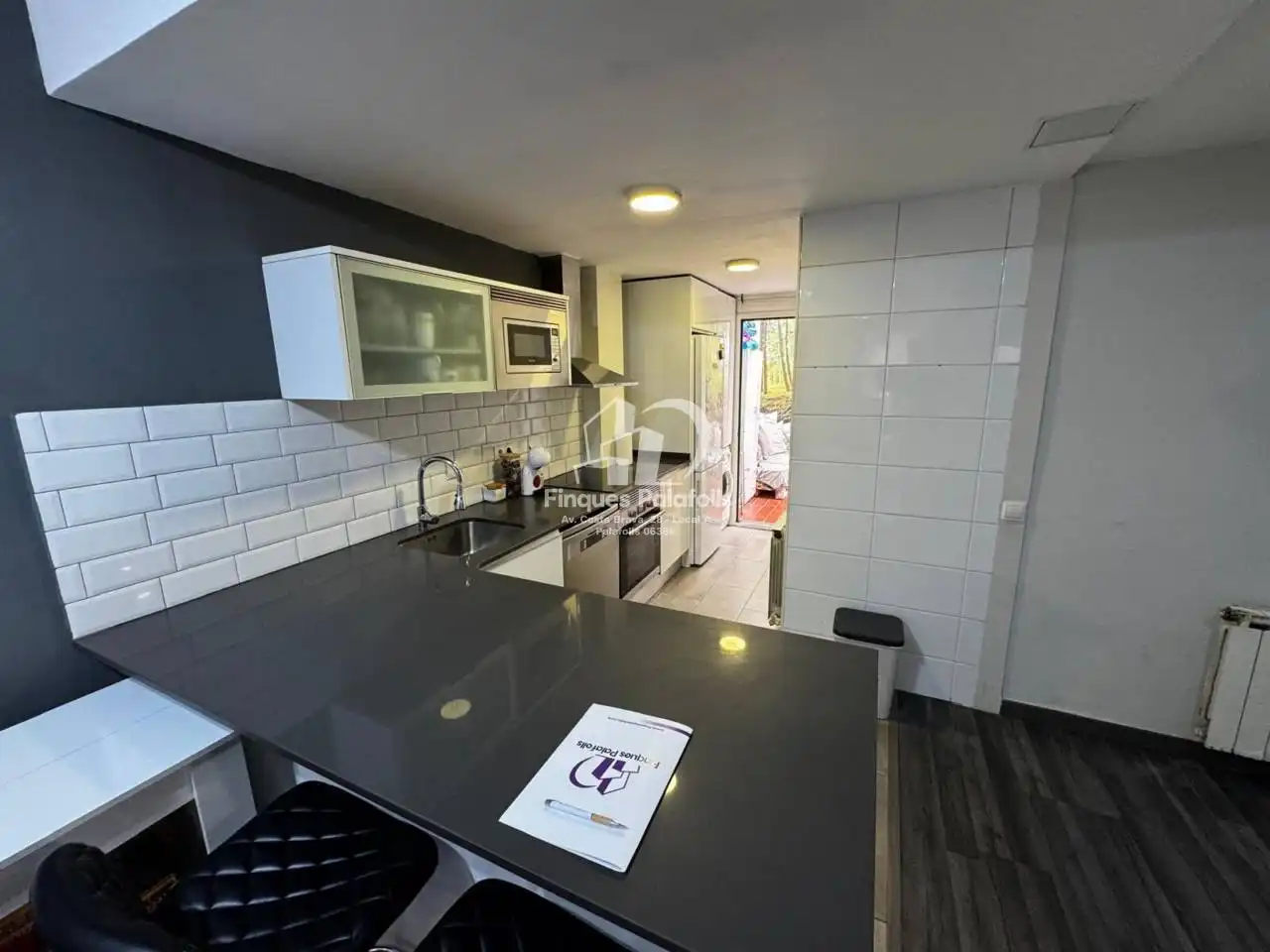Kitchen of Flat for sale in Blanes  with Heating, Parquet flooring and Terrace