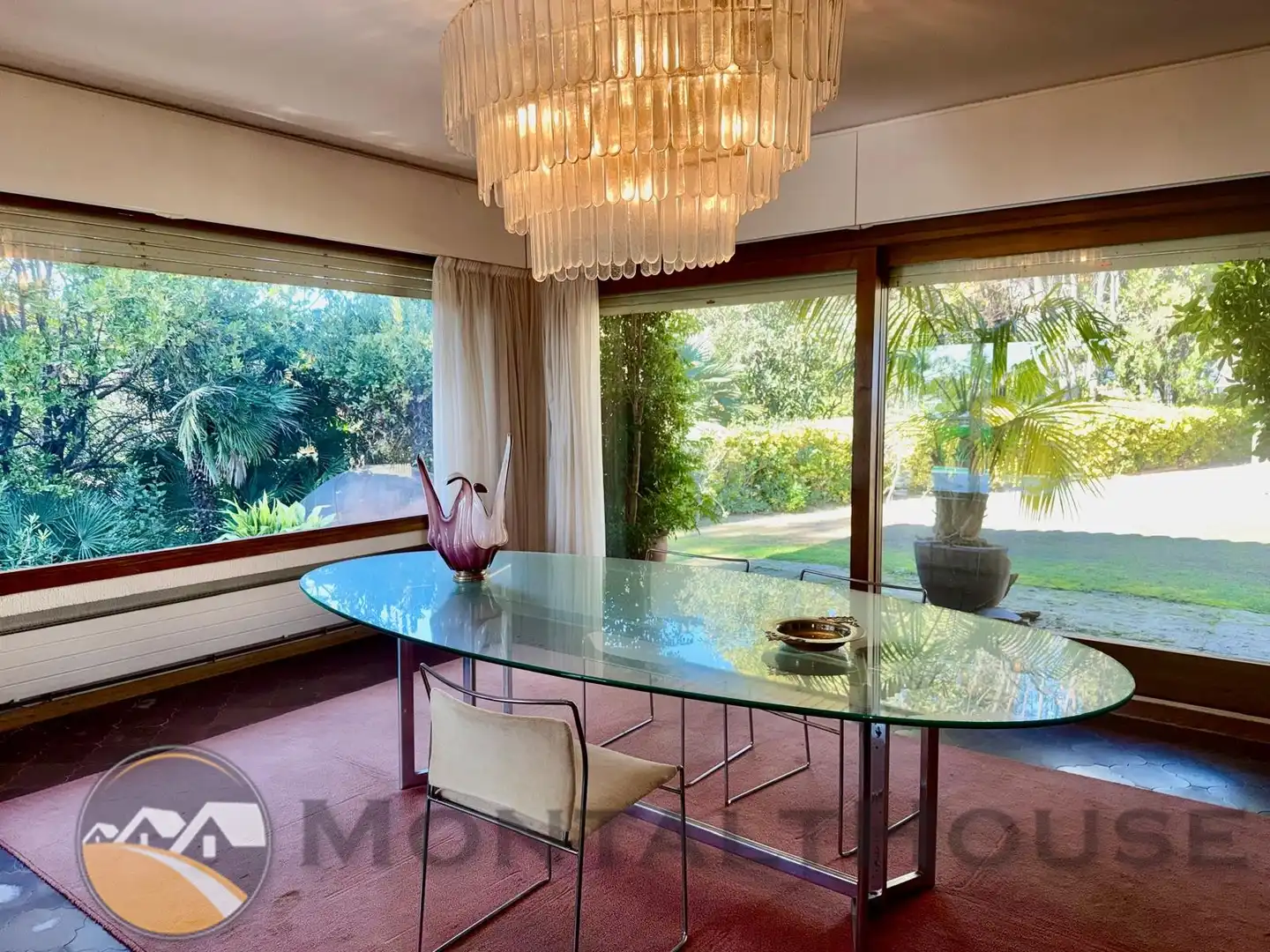 Comedor de Casa o chalet en venta en Sant Andreu de Llavaneres con Calefacción, Jardín privado y Parquet
