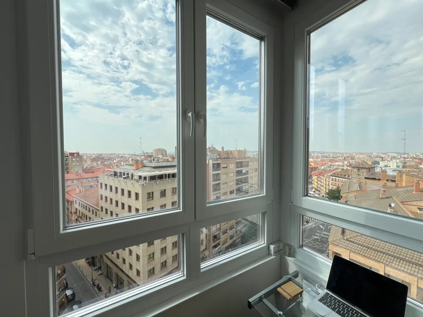 Balcony of Flat for sale in Zaragoza  with Air Conditioner, Heating and Parquet flooring