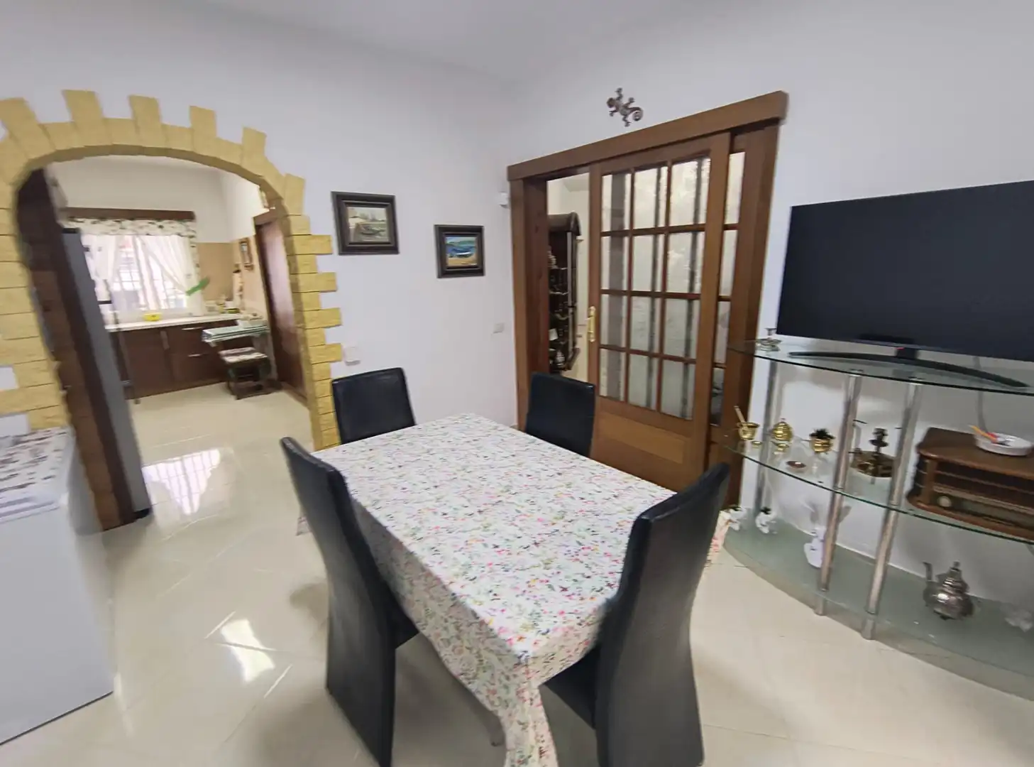 Menjador de Casa o xalet en venda en Buenavista del Norte amb Jardí privat, Terrassa i Forn