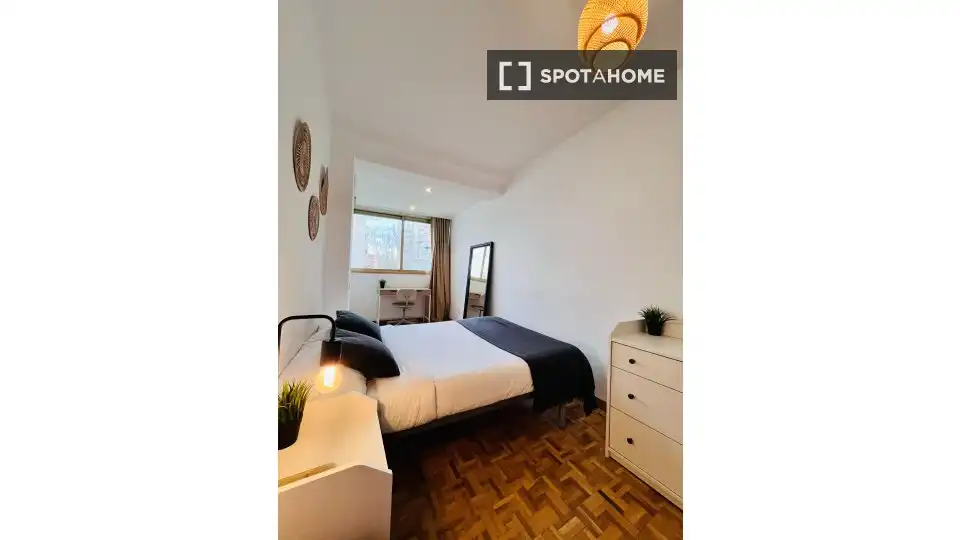 Bedroom of Flat for rent in Madrid  with Air Conditioner, Heating and Furnished