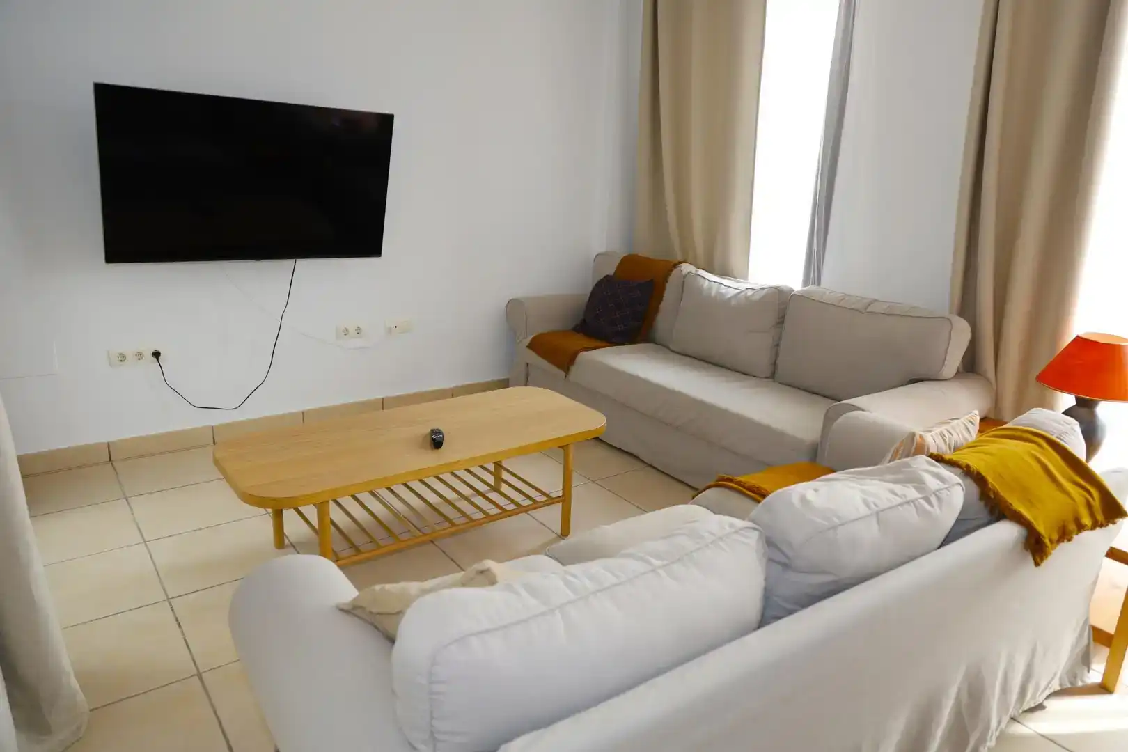 Sala d'estar de Casa adosada en venda en Mojácar Playa - Las Ventanicas - La Paratá