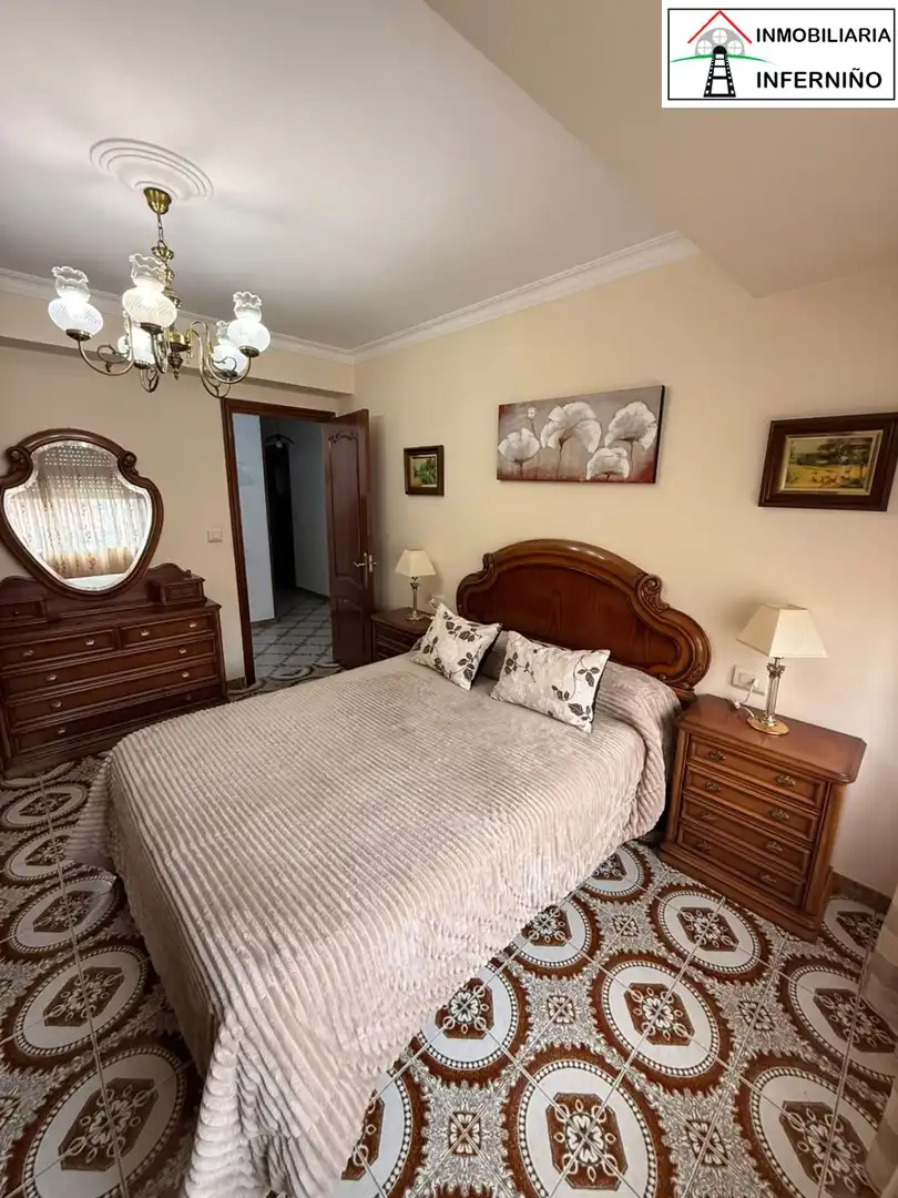 Bedroom of Flat for rent in Ferrol  with Terrace