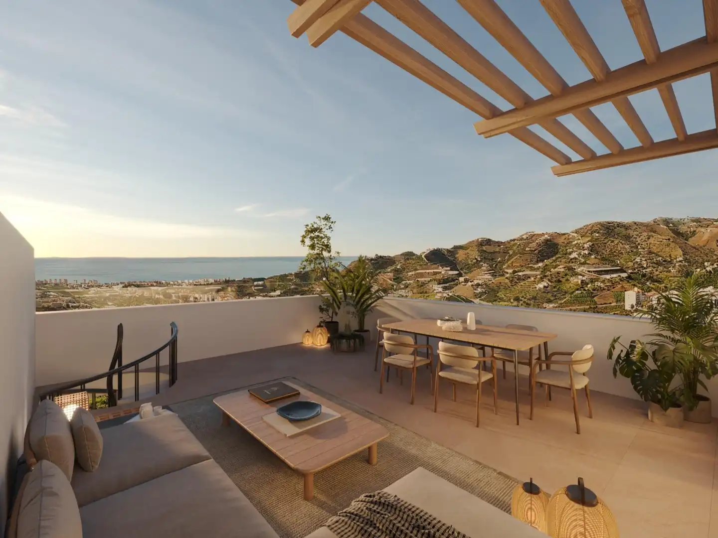 Terraza de Piso en venta en Torrox con Aire acondicionado, Calefacción y Jacuzzi