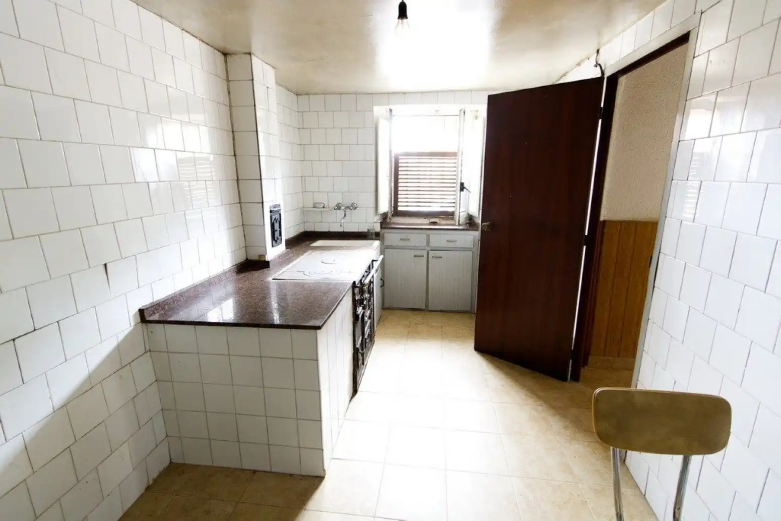 Küche von Einfamilien-Reihenhaus zum Verkauf in Cieza (Cantabria) mit Parkett, Terrasse und Abstellraum