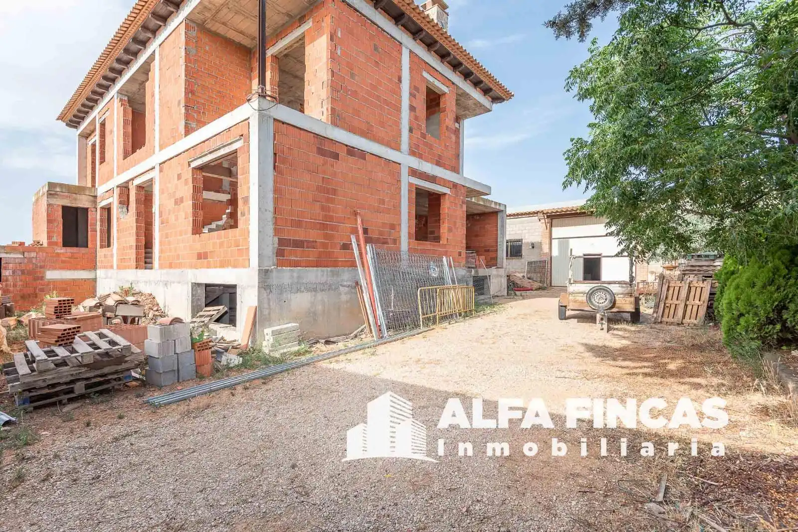 Vista exterior de Casa o chalet en venta en Casas de Fernando Alonso con Jardín privado, Terraza y Trastero