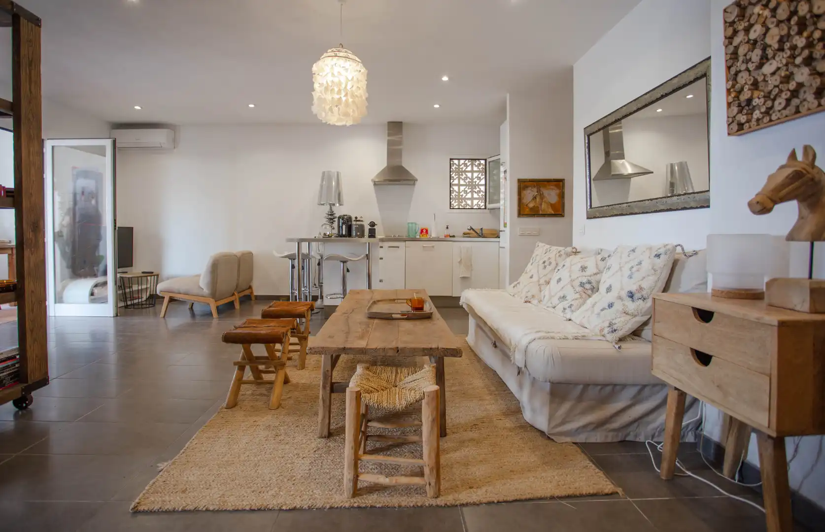 Sala d'estar de Apartament en venda en Sant Josep de sa Talaia amb Aire condicionat, Calefacció i Terrassa