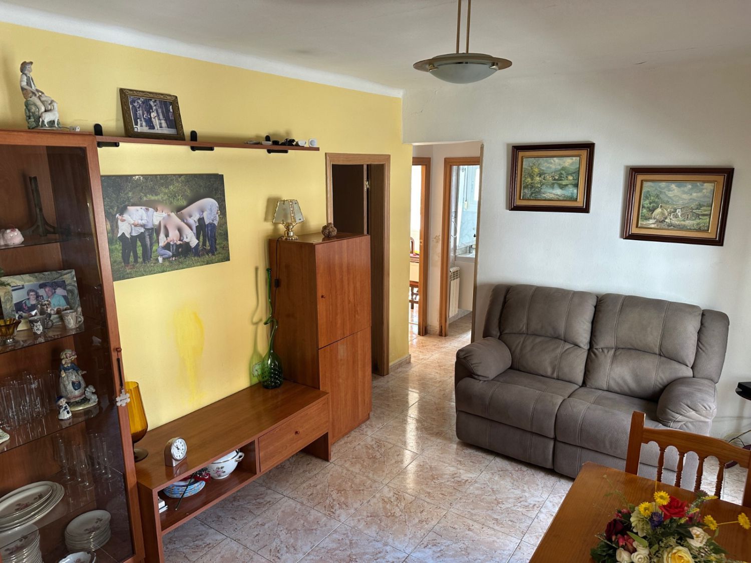Sala d'estar de Pis en venda en Sant Boi de Llobregat amb Aire condicionat, Calefacció i Terrassa
