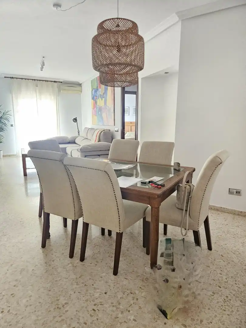 Esszimmer von Wohnung zur Miete in Dos Hermanas mit Klimaanlage, Terrasse und Möbliert