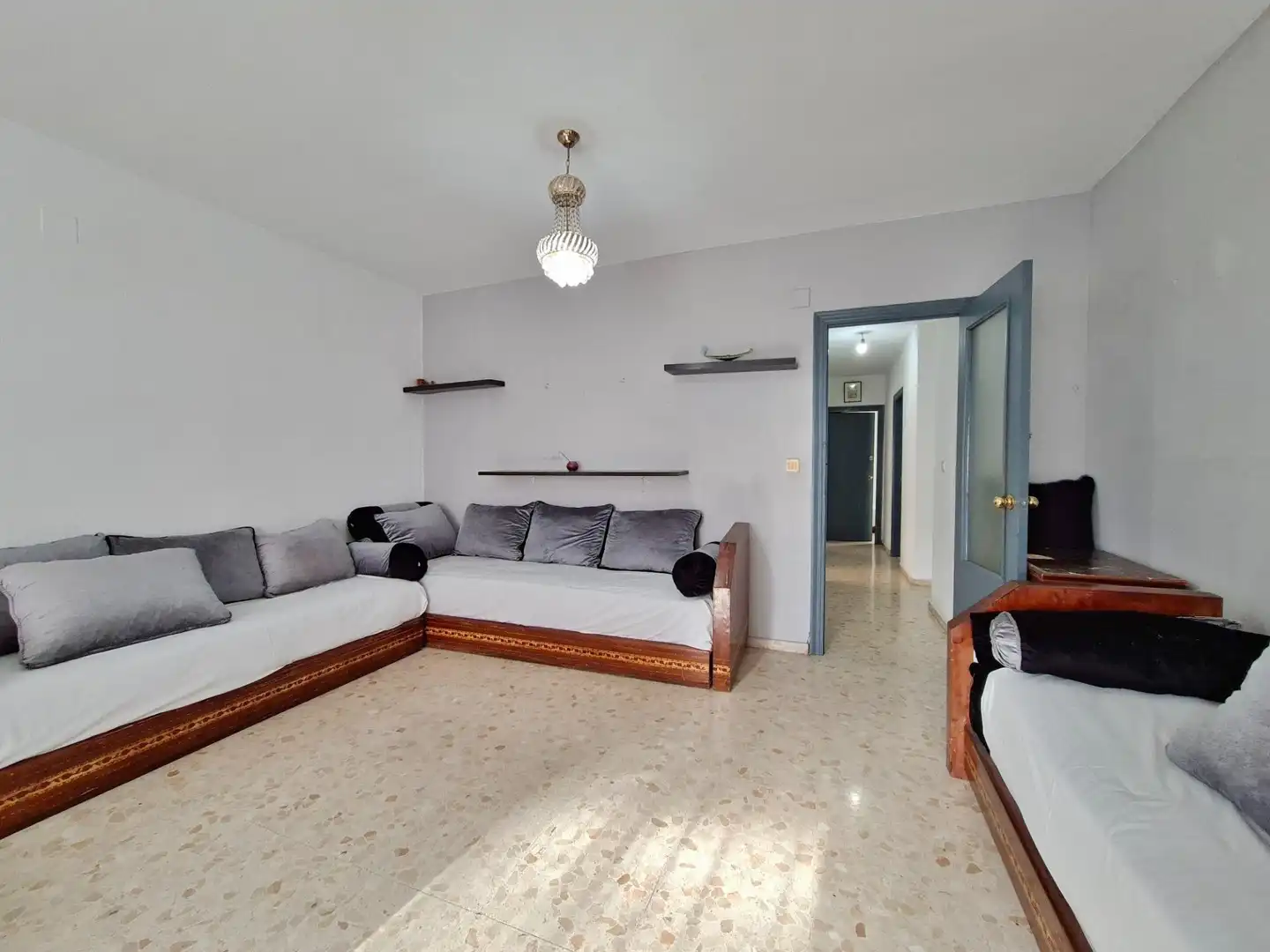 Living room of Flat for sale in Roquetas de Mar  with Balcony