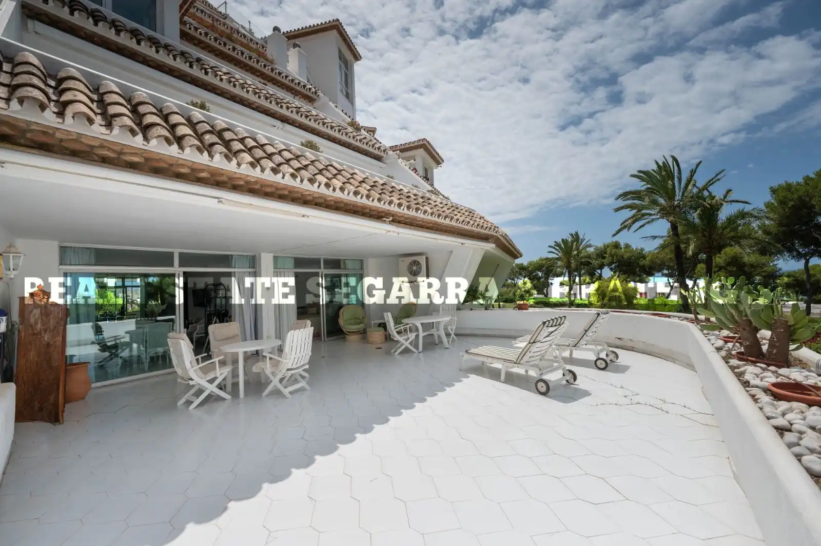 Terrassa de Apartament en venda en Mijas amb Aire condicionat, Terrassa i Moblat