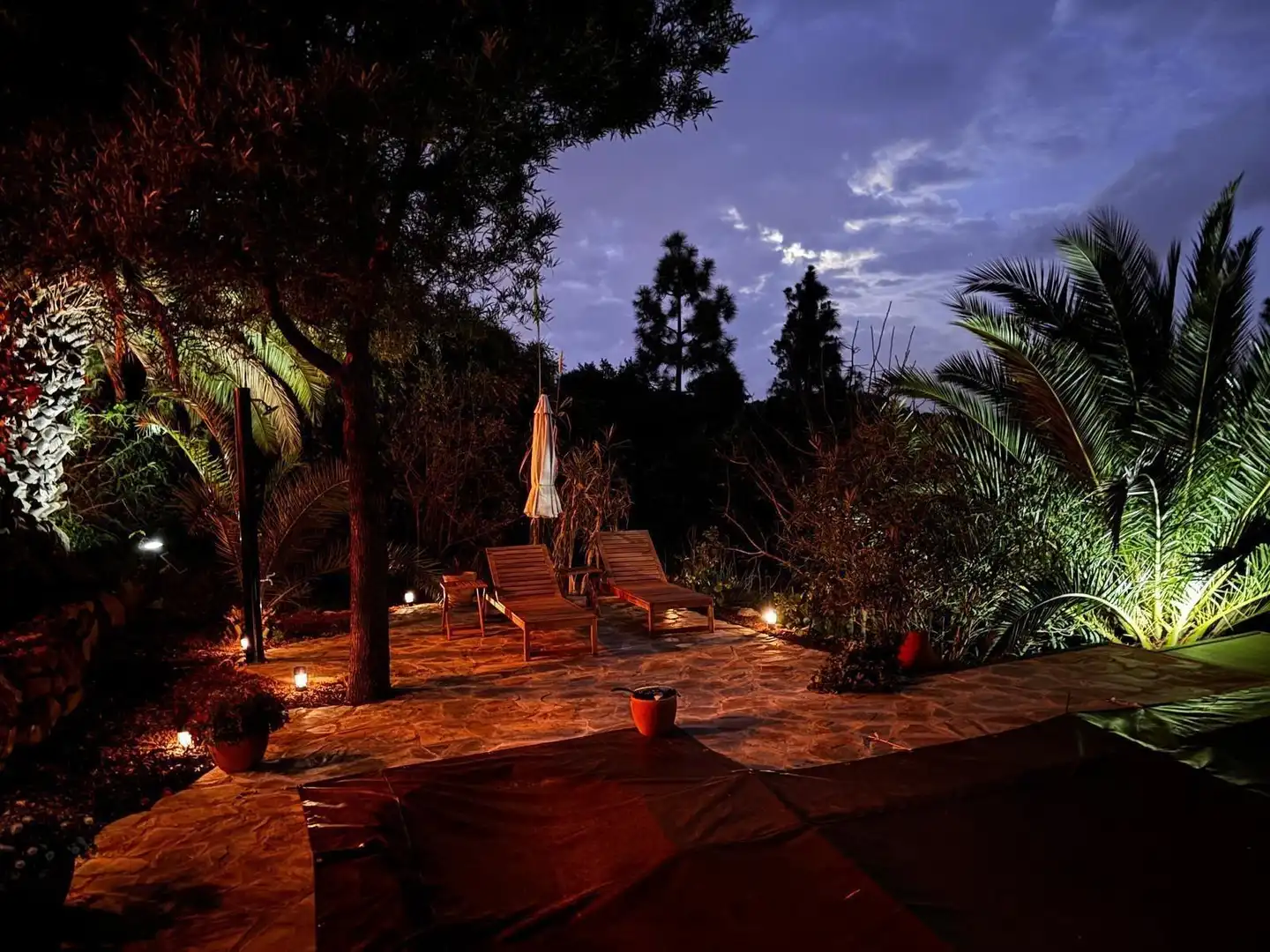 Terraza de Finca rústica en venta en Telde con Aire acondicionado, Calefacción y Jardín privado