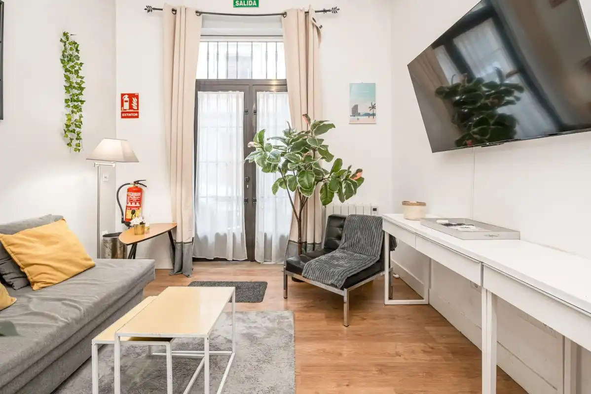 Wohnzimmer von Maisonette zum Verkauf in Madrid mit Klimaanlage, Heizung und Terrasse