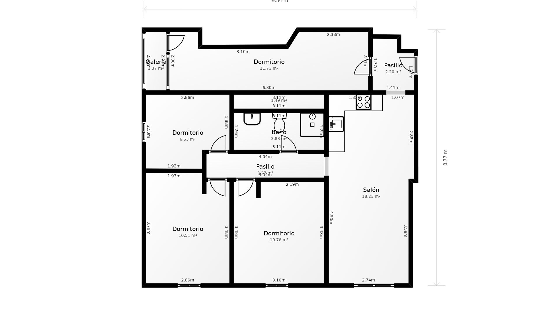 Apartament de lloguer en  Madrid Capital amb Es permeten mascotes