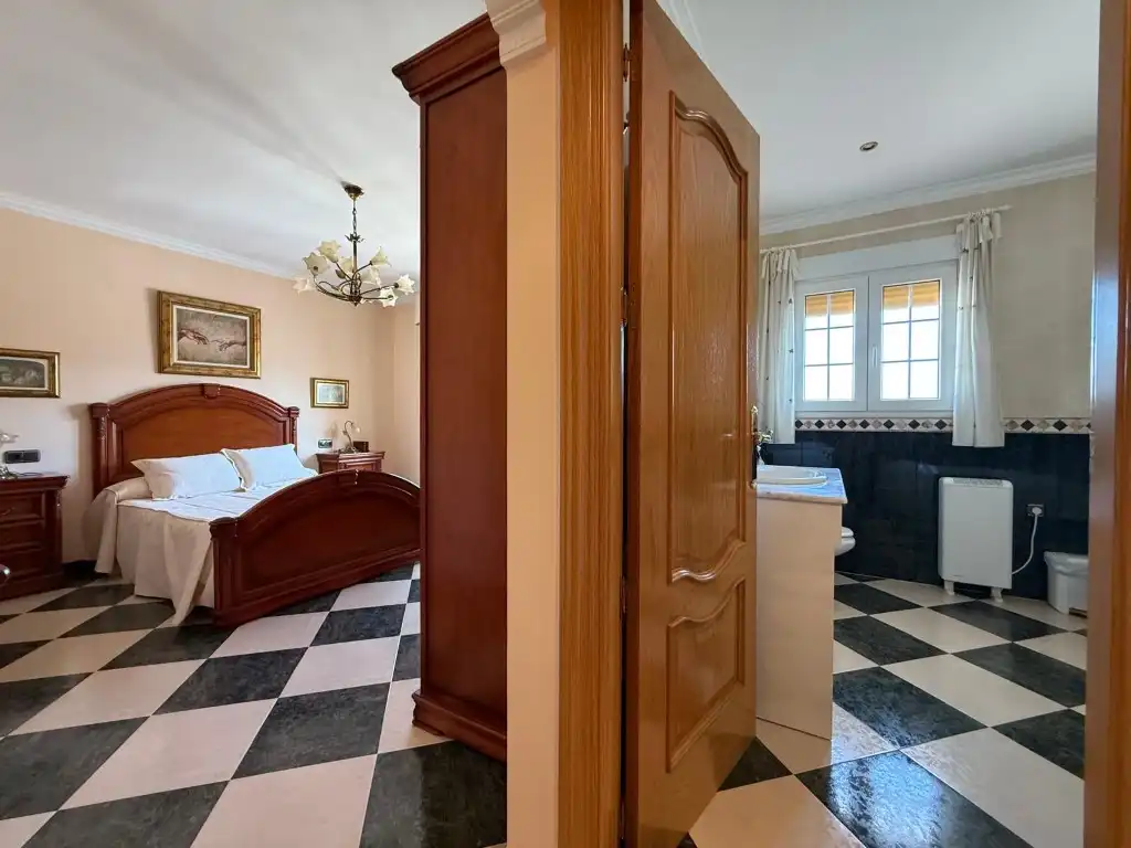 Bedroom of Houses for sale in Zafarraya  with Terrace, Storage room and Furnished