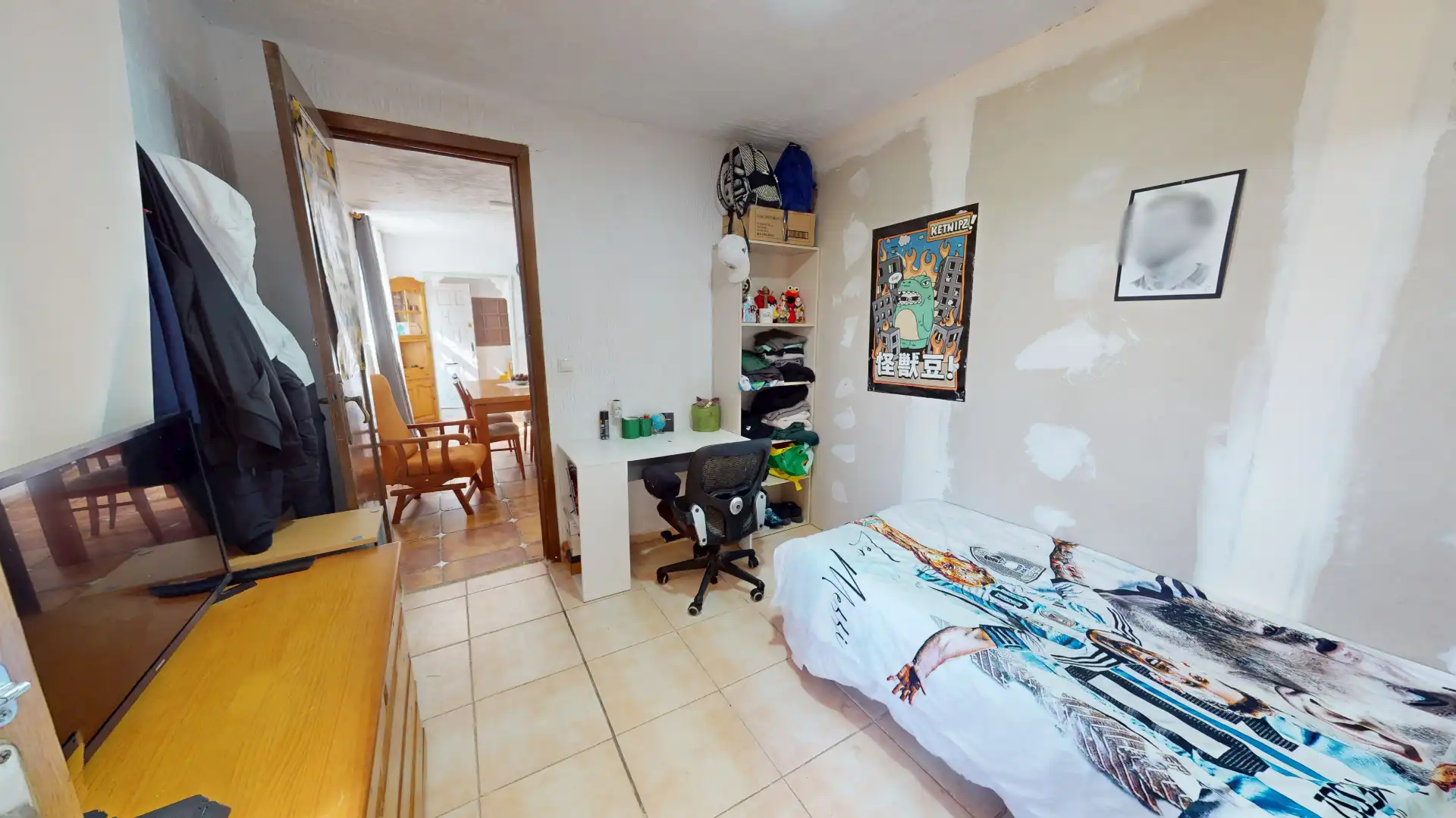 Schlafzimmer von Haus oder Chalet zum Verkauf in Mutxamel mit Privatgarten