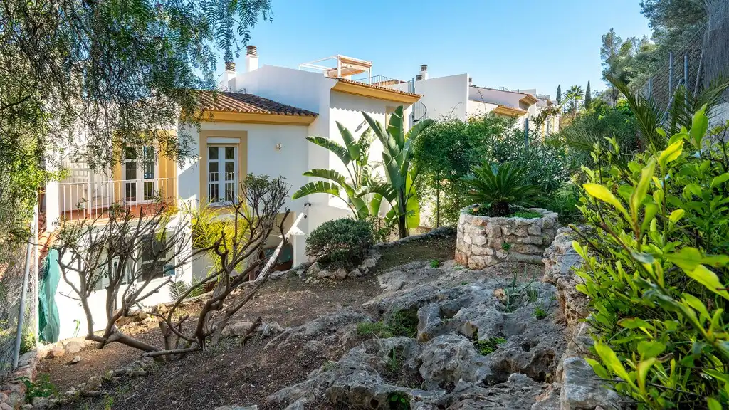 Vista exterior de Casa adosada en venta en  Palma de Mallorca con Aire acondicionado, Terraza y Amueblado