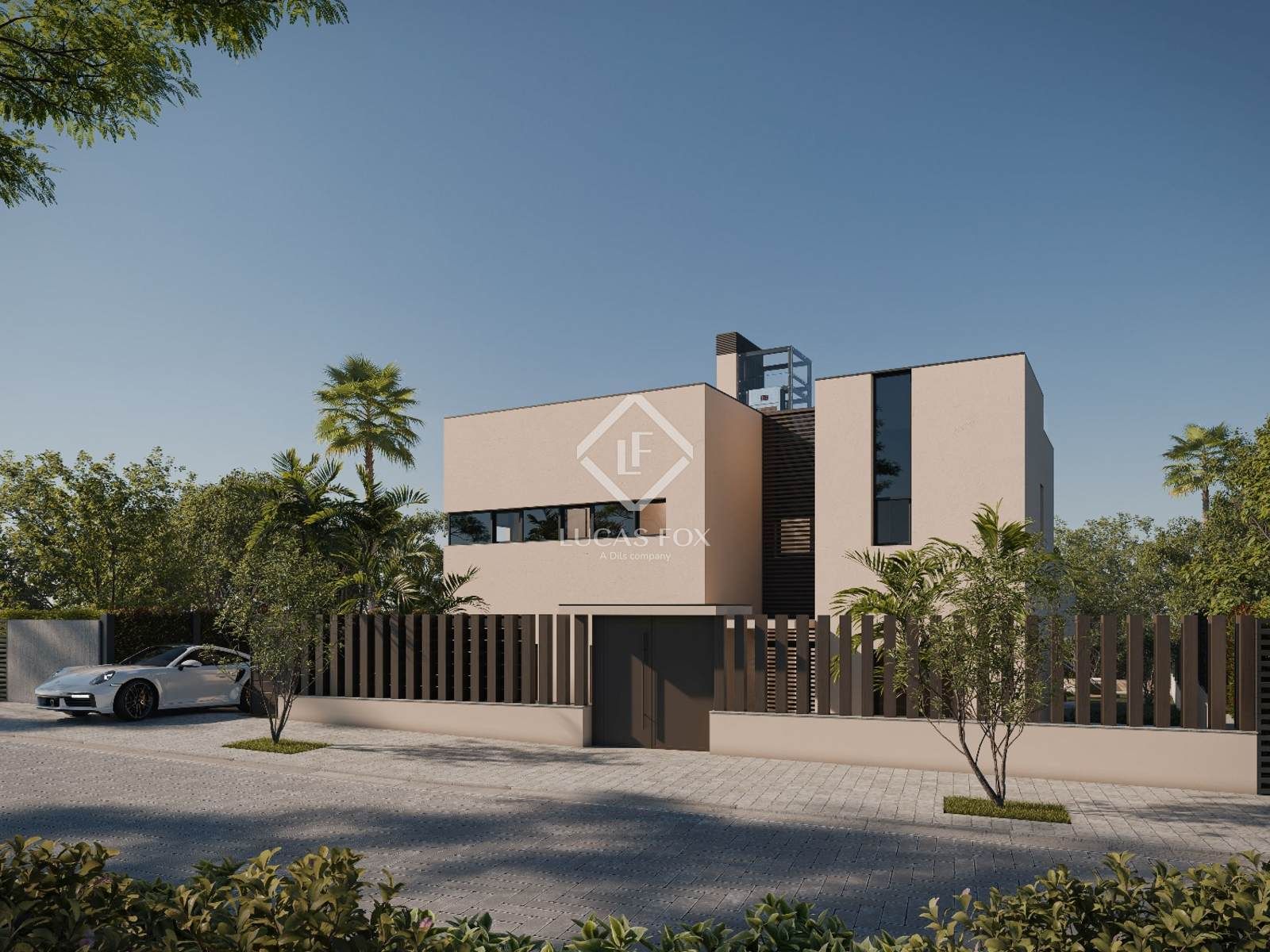 Vista exterior de Casa o xalet en venda en Sitges amb Aire condicionat, Calefacció i Jardí privat