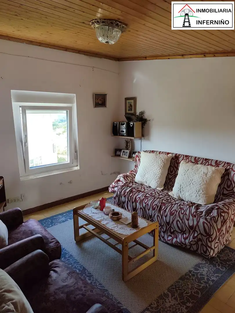 Sala d'estar de Àtic en venda en Valdoviño amb Aire condicionat, Calefacció i Terrassa
