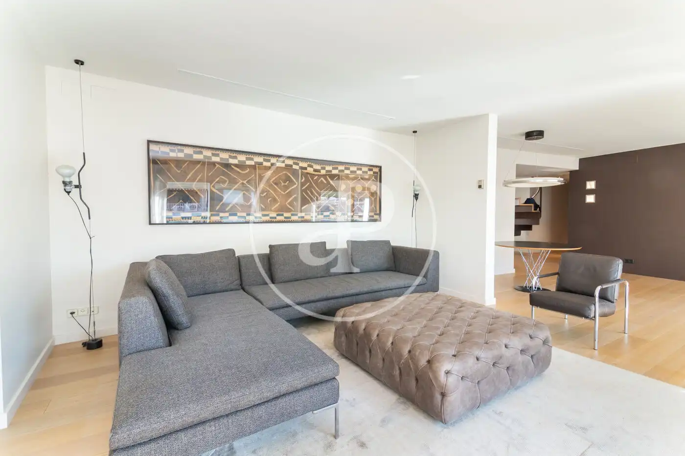 Living room of Flat for rent in Barcelona  with Air Conditioner, Heating and Terrace