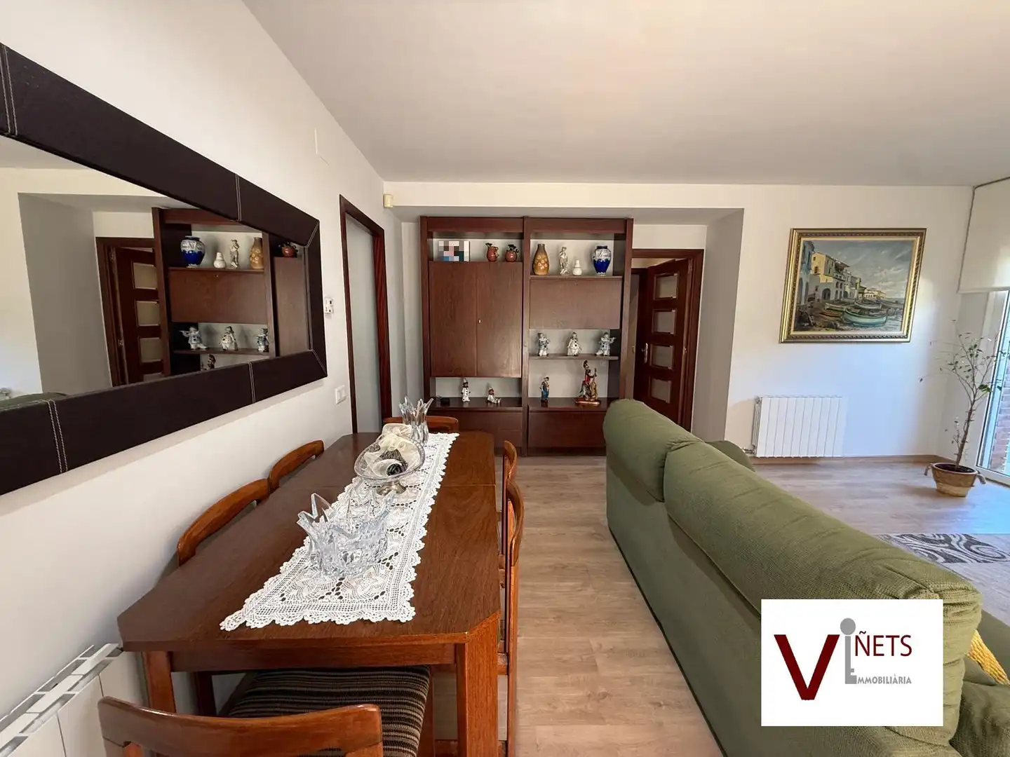 Wohnzimmer von Erdgeschoss zum Verkauf in La Garriga mit Heizung, Privatgarten und Parkett