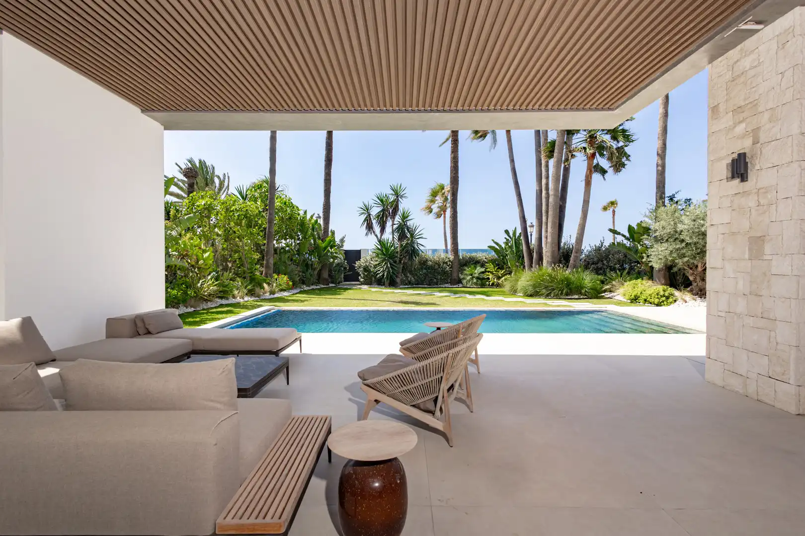 Terrassa de Casa o xalet en venda en Marbella amb Aire condicionat, Terrassa i Traster