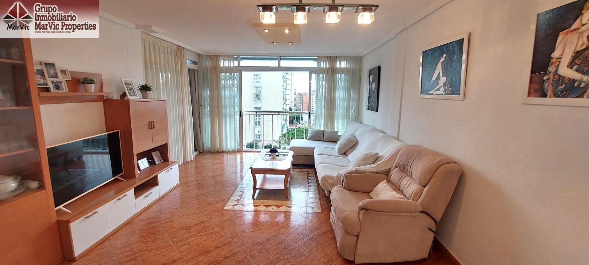 Living room of Flat for sale in Benidorm  with Private garden, Terrace and Community pool