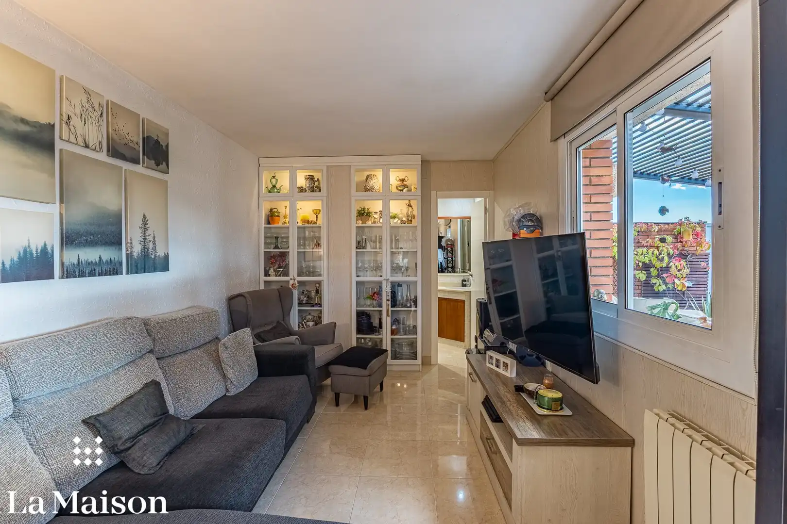 Sala de estar de Piso en venta en Veral d'Ocata