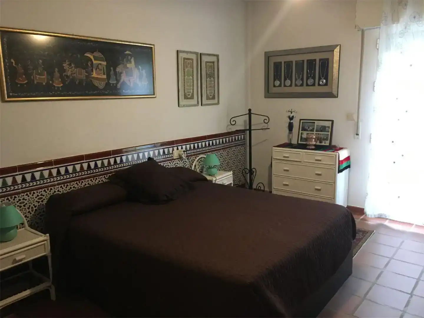 Schlafzimmer von Wohnung zur Miete in Salobreña mit Klimaanlage, Privatgarten und Schwimmbad