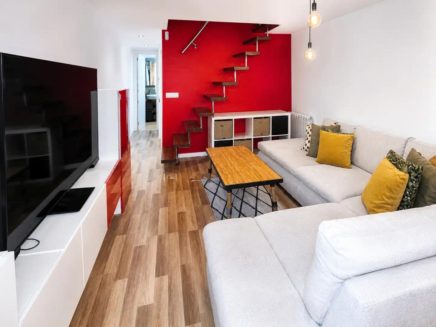 Sala de estar de Dúplex en venta en Madrid con Aire acondicionado, Calefacción y Jardín privado