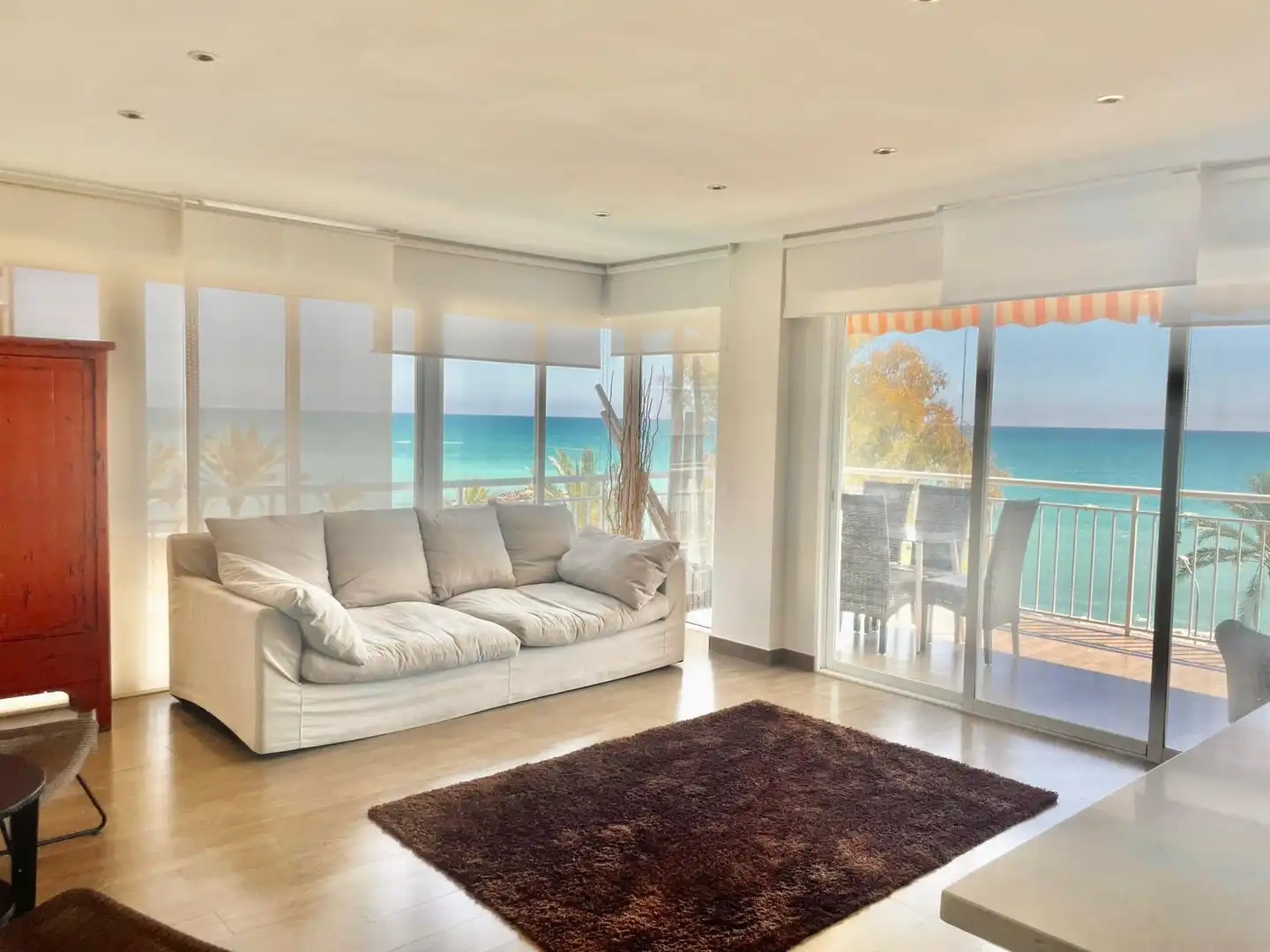 Sala d'estar de Apartament en venda en Benicasim / Benicàssim amb Aire condicionat, Terrassa i Traster