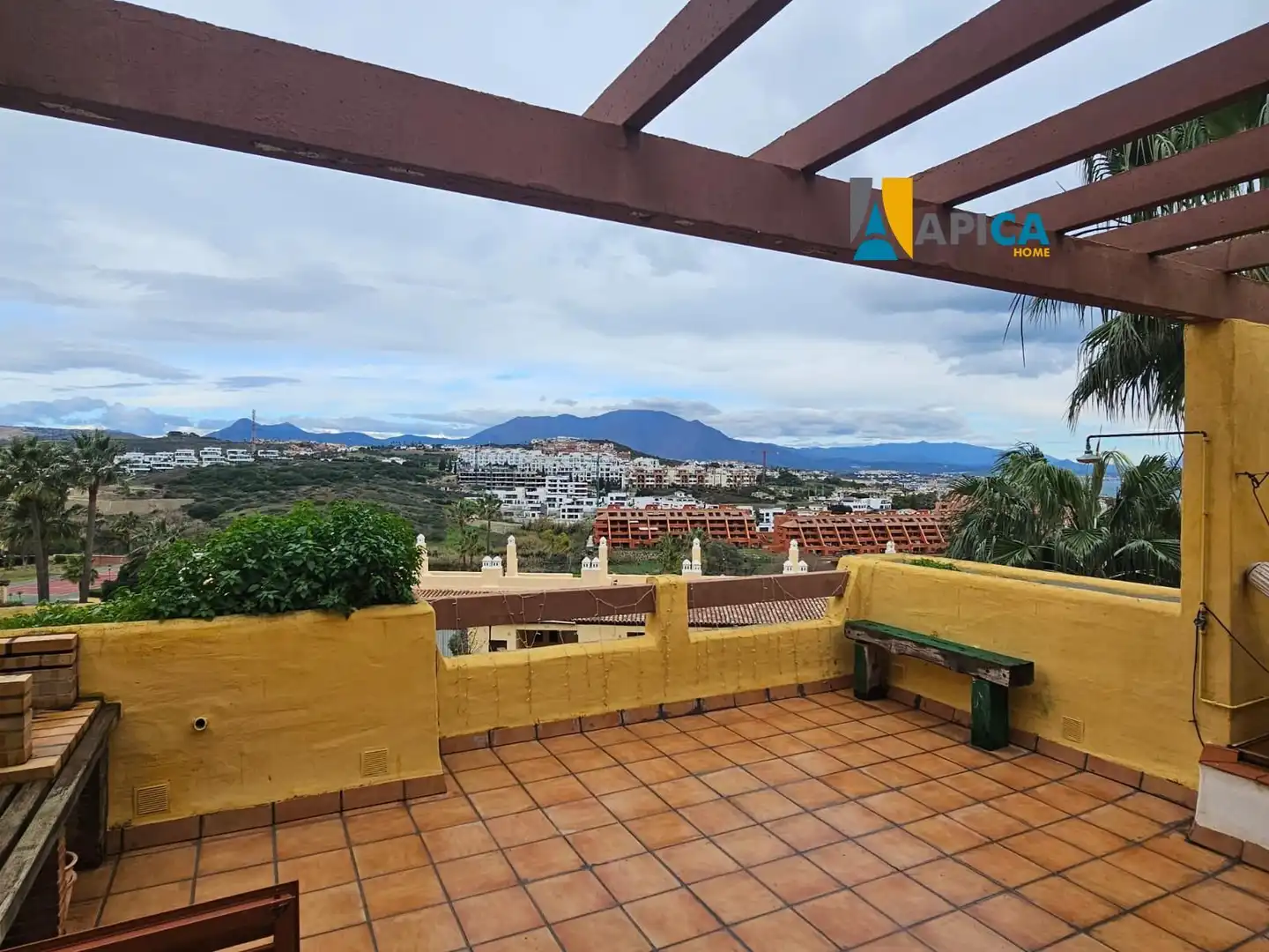Exterior view of Flat for sale in Manilva  with Air Conditioner, Swimming Pool and Furnished