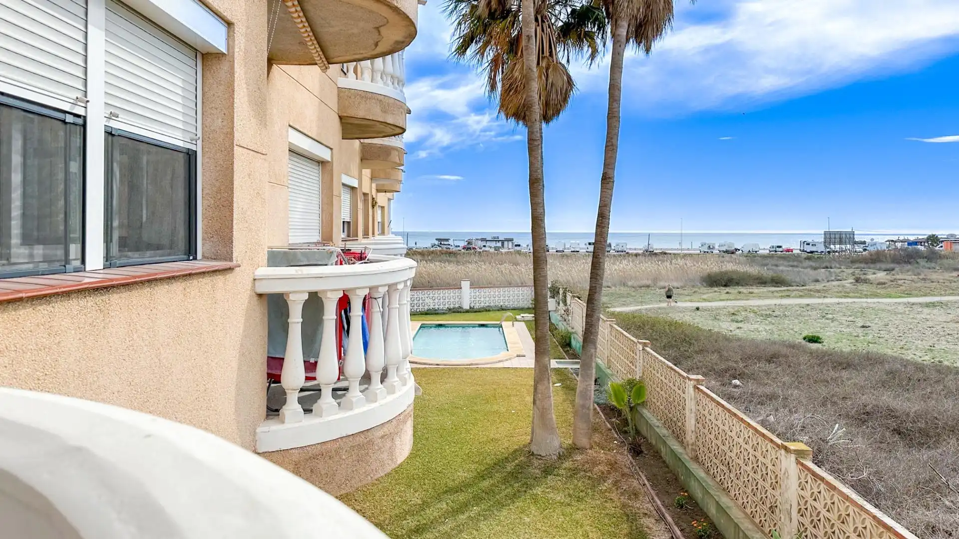 Vista exterior de Piso de alquiler en Málaga con Aire acondicionado, Jardín privado y Terraza