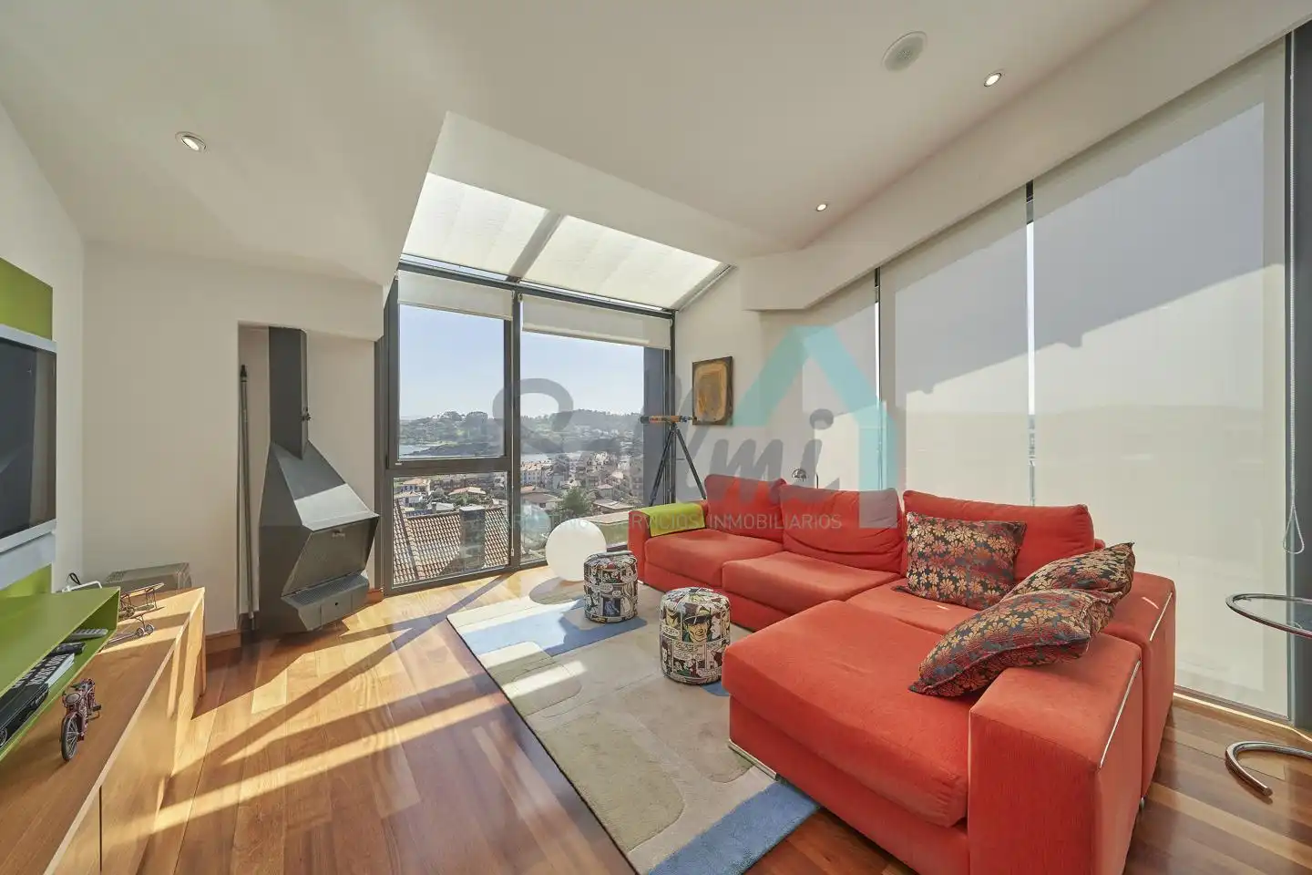 Living room of Houses for sale in Gozón  with Heating, Private garden and Terrace