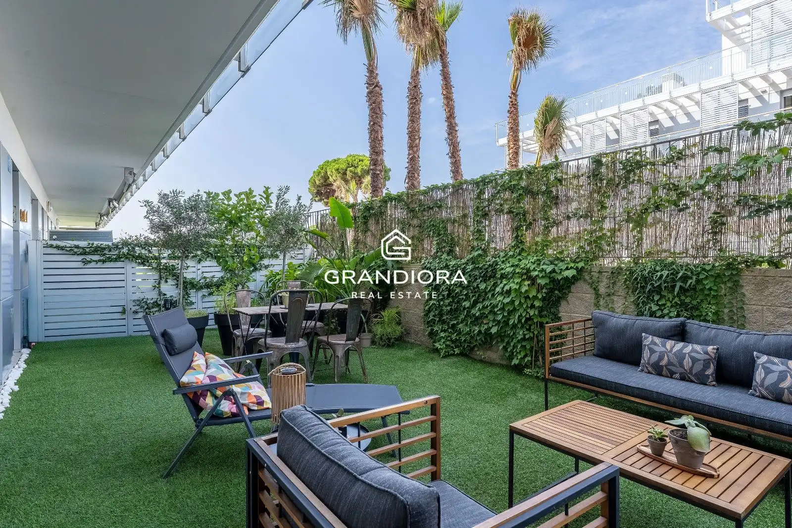 Terrasse von Wohnung zur Miete in Sant Andreu de Llavaneres mit Klimaanlage, Terrasse und Schwimmbad