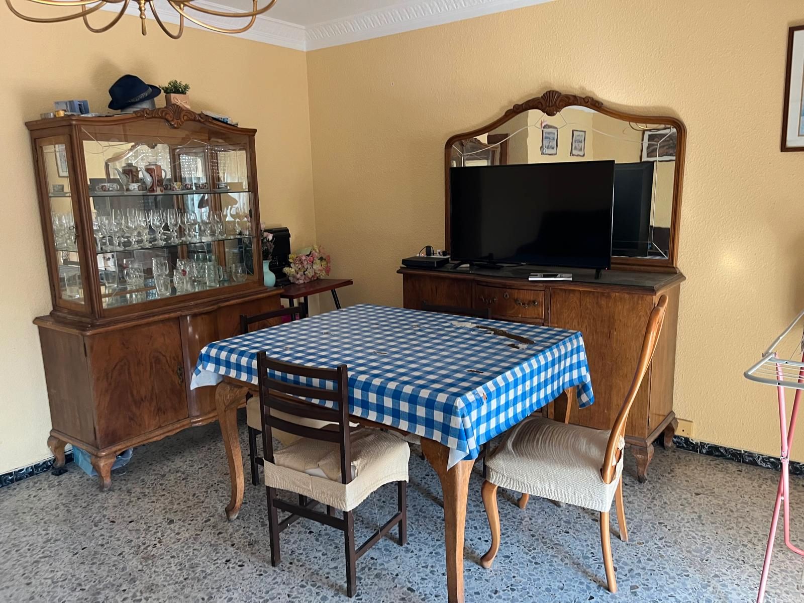 Dining room of Flat to rent in  Zaragoza Capital  with Heating, Furnished and Oven