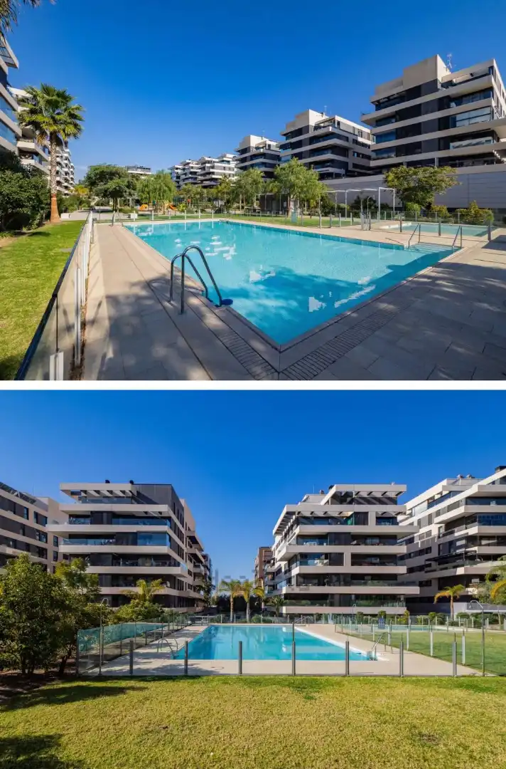Piscina de Pis en venda en Málaga amb Aire condicionat, Terrassa i Traster