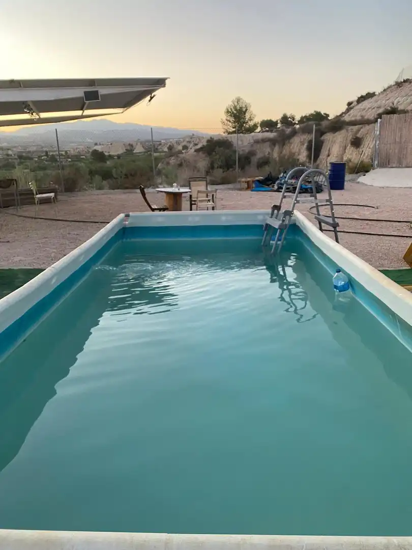 Piscina de Finca rústica en venda en Campos del Río