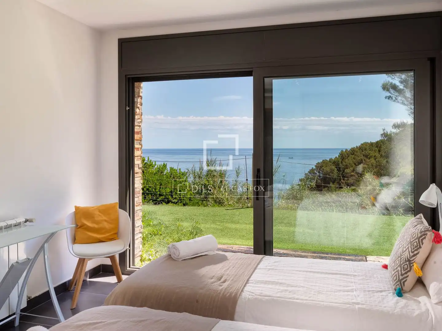 Schlafzimmer von Haus oder Chalet zum Verkauf in Begur mit Klimaanlage, Heizung und Privatgarten
