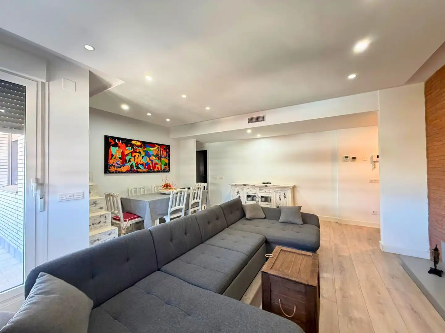 Sala de estar de Piso en venta en Rivas-Vaciamadrid con Aire acondicionado, Calefacción y Terraza