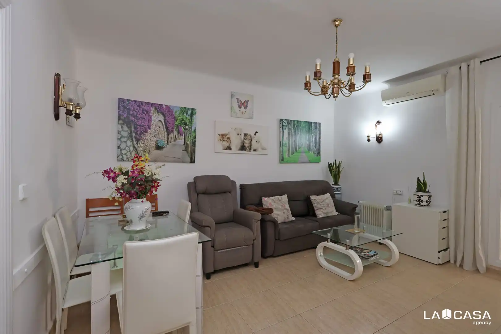 Wohnzimmer von Wohnung zum Verkauf in Esplugues de Llobregat mit Balkon