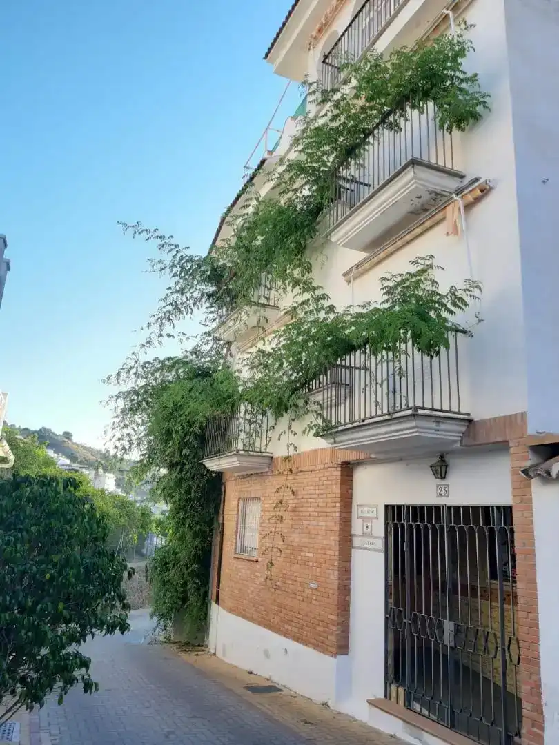 Vista exterior de Pis en venda en Tolox amb Jardí privat, Traster i Moblat