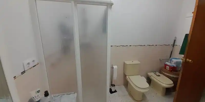 Baño de Finca rústica en venta en Fuente Obejuna con Jardín privado