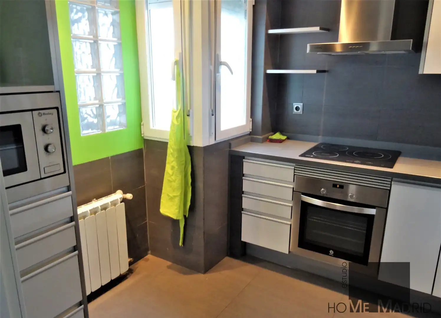 Küche von Wohnung zur Miete in Madrid mit Klimaanlage, Heizung und Möbliert