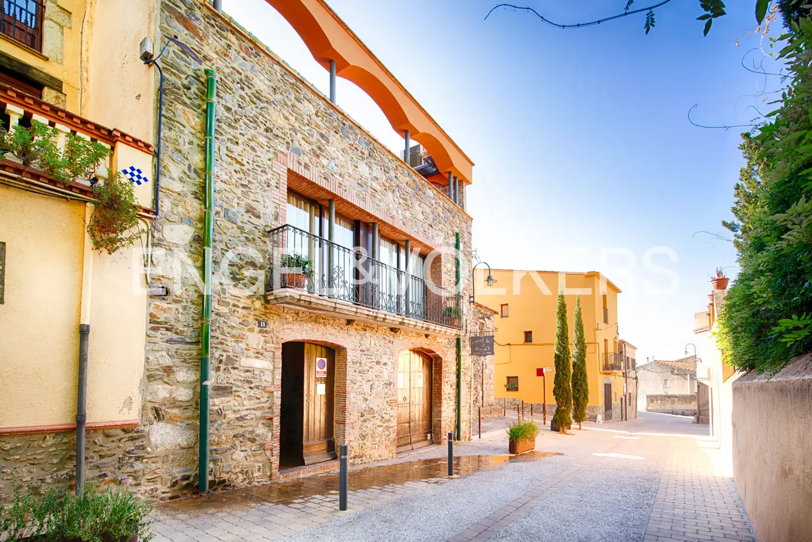 Vista exterior de Casa o chalet en venta en Espolla con Aire acondicionado, Jardín privado y Terraza
