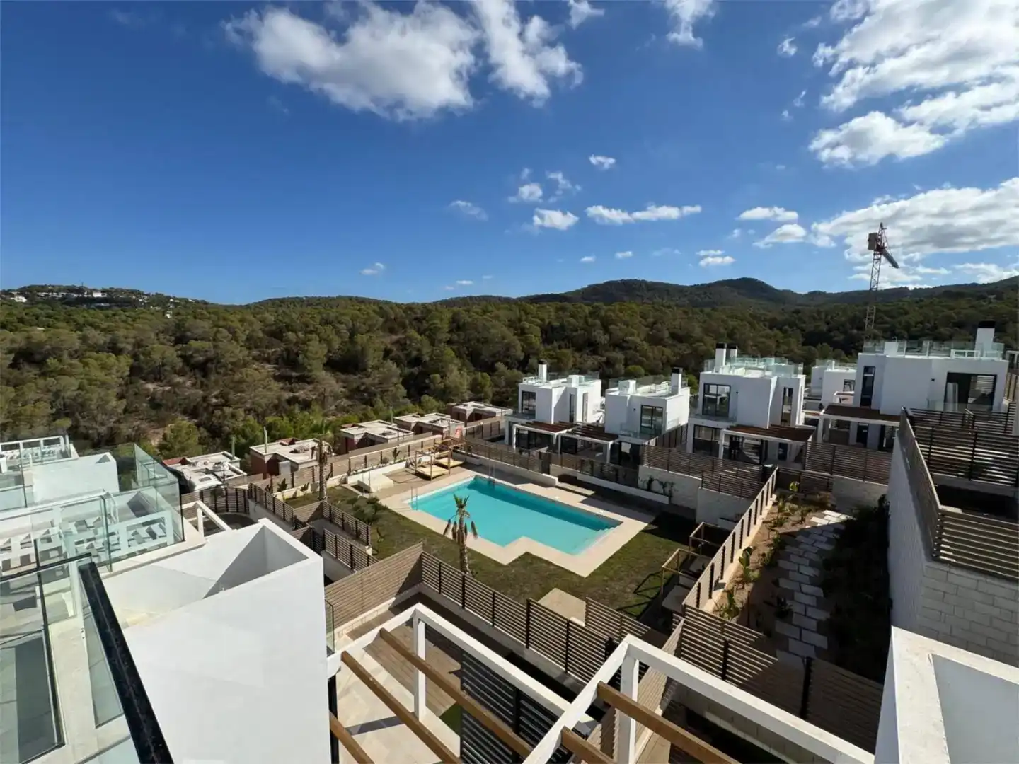 Vista exterior de Pis en venda en Sant Josep de sa Talaia amb Aire condicionat, Jardí privat i Traster
