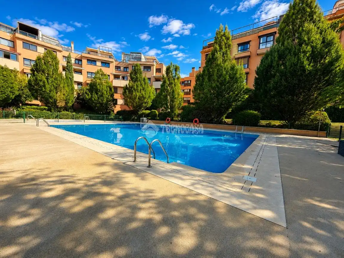 Swimming pool of Flat for sale in Madrid  with Air Conditioner and Community pool