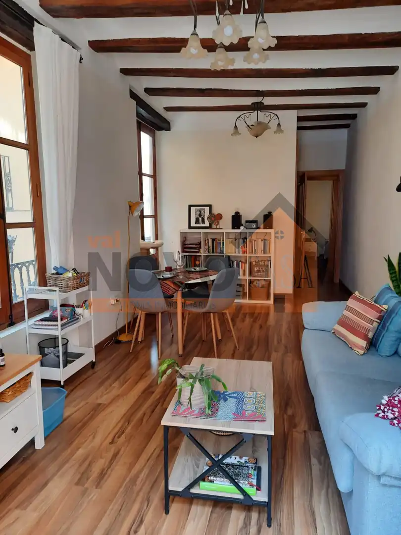 Living room of Flat for rent in Valencia  with Air Conditioner